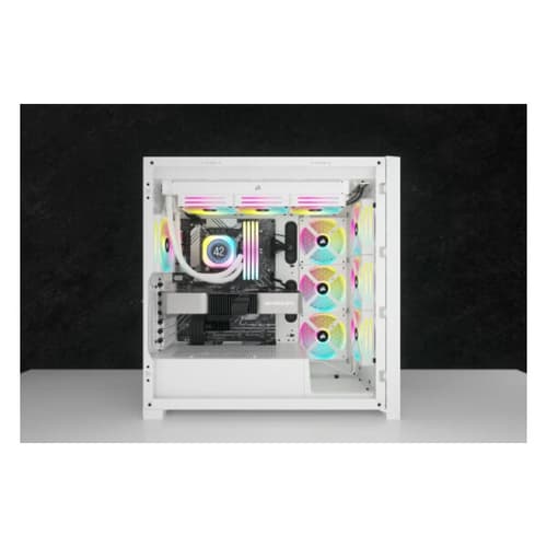Corsair iCUE Link H150i LCD RGB 360mm CPU Liquid Cooler (White)